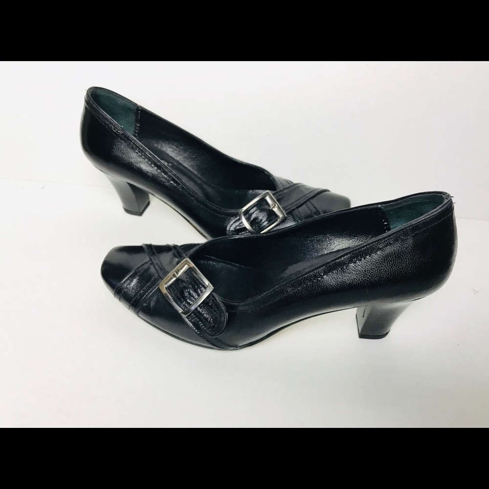 Vintage Leather Womens Office Classic Shoes ISIKCAN NEW